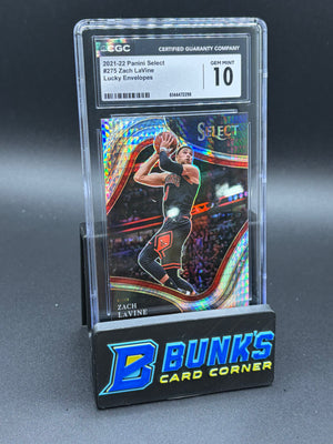 2021-22 Zach LaVine Lucky Envelopes CGC 10 6/8