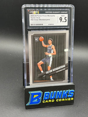 2023-24 Victor Wembanyama Starter Deck Monopoly CGC 9.5 RC