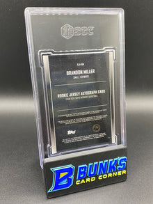 2023-24 Bradon Miller Rookie Jersey Auto SGC 10/9