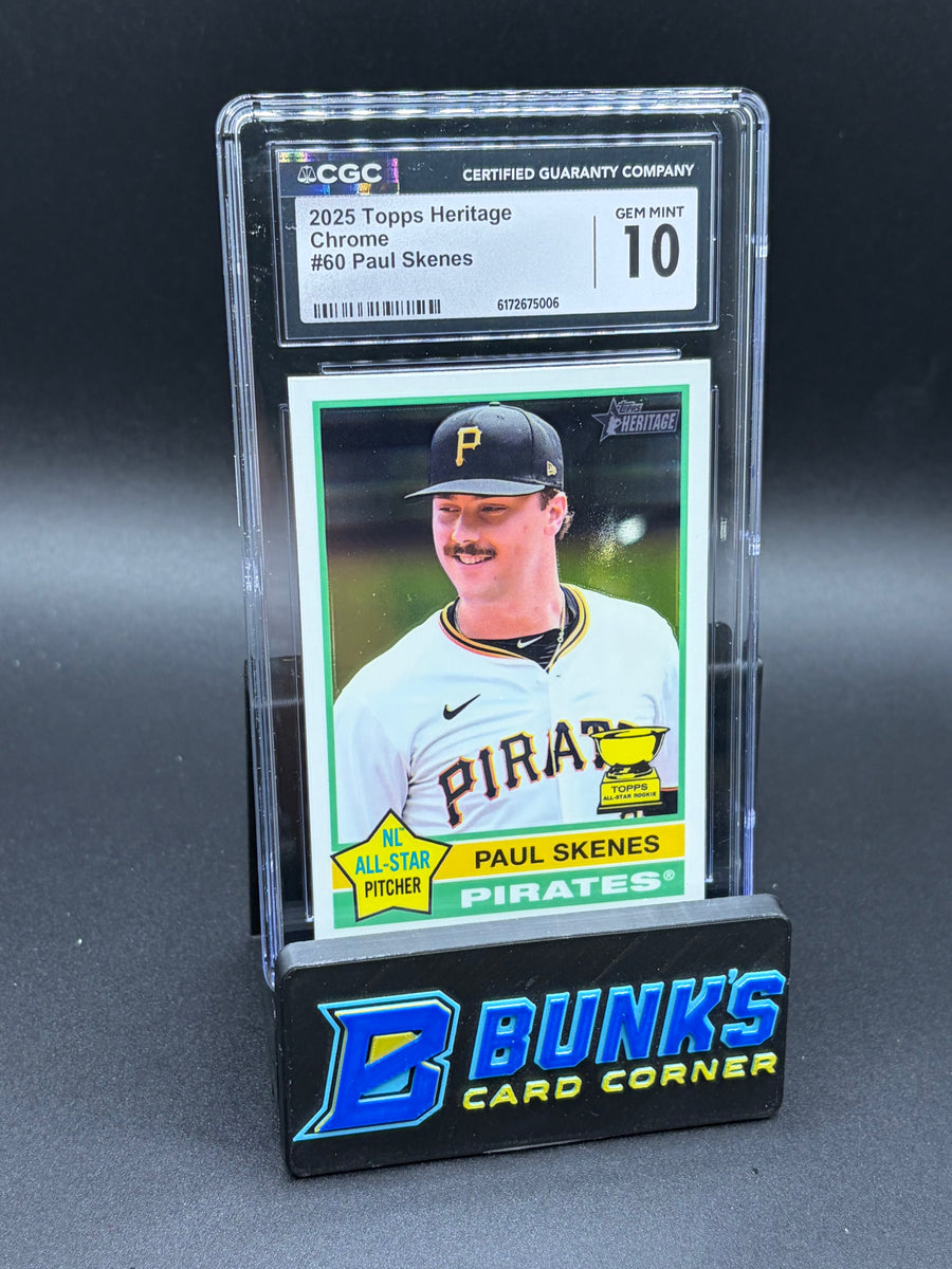 2025 Paul Skenes Chrome Heritage CGC 10