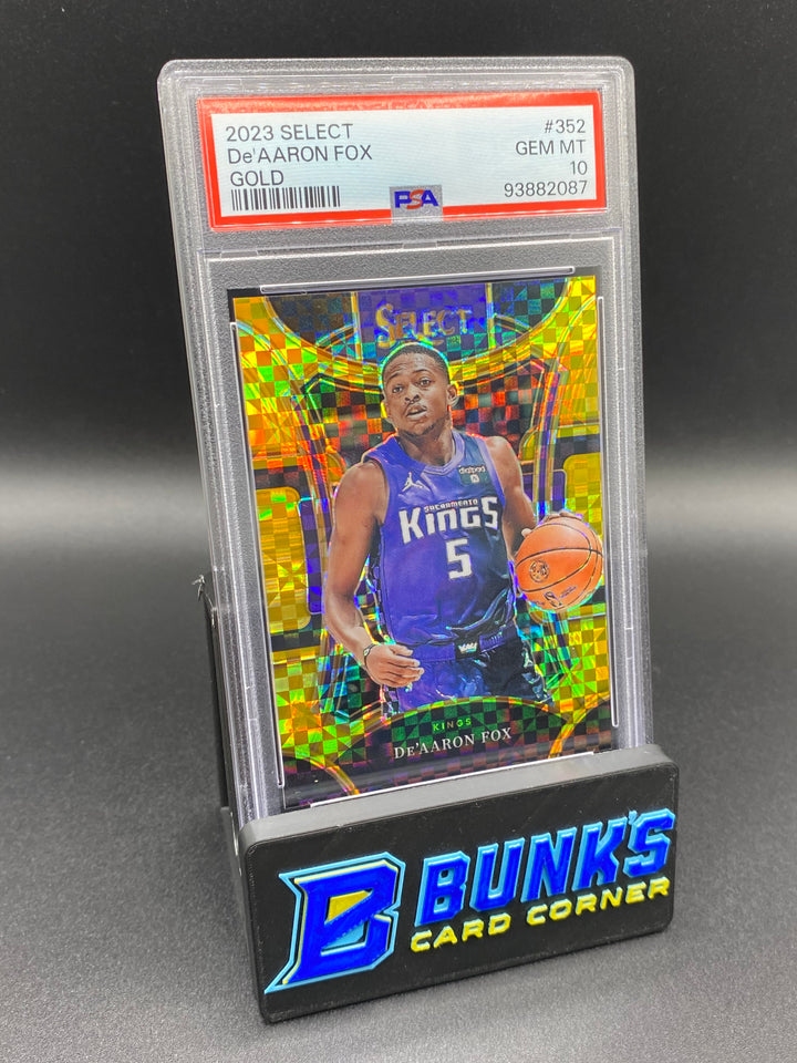 2023 De'Aaron Fox Gold PSA 10