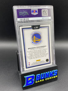 2023 Brandin Podziemski Black Color Blast PSA 9