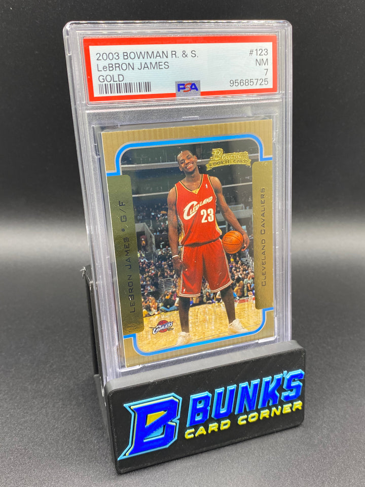2003  LeBron James Gold PSA 7
