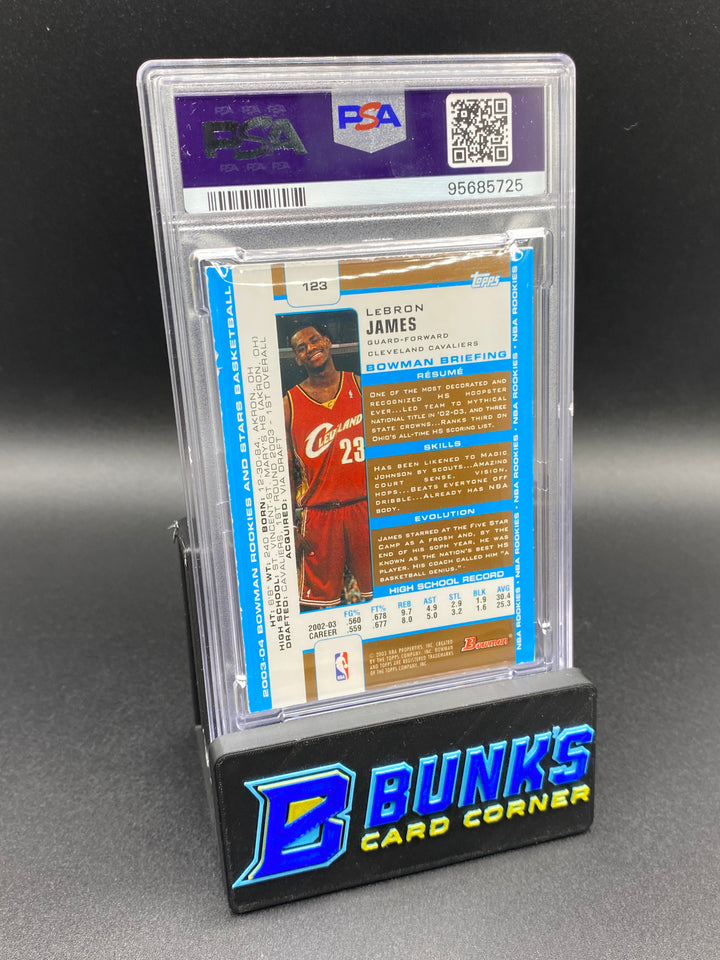 2003  LeBron James Gold PSA 7