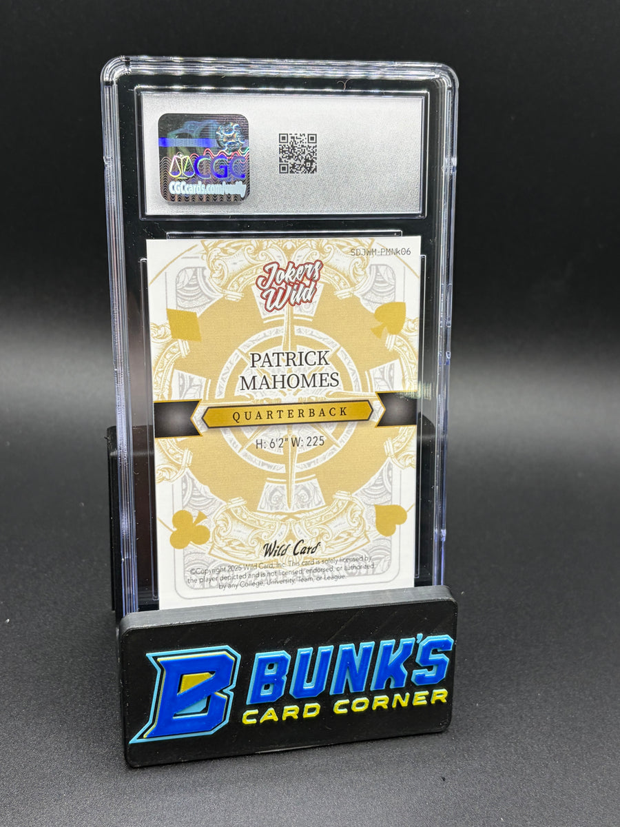 2025 Patrick Mahomes II Rainbow Wild Jokers CGC 10 1/1