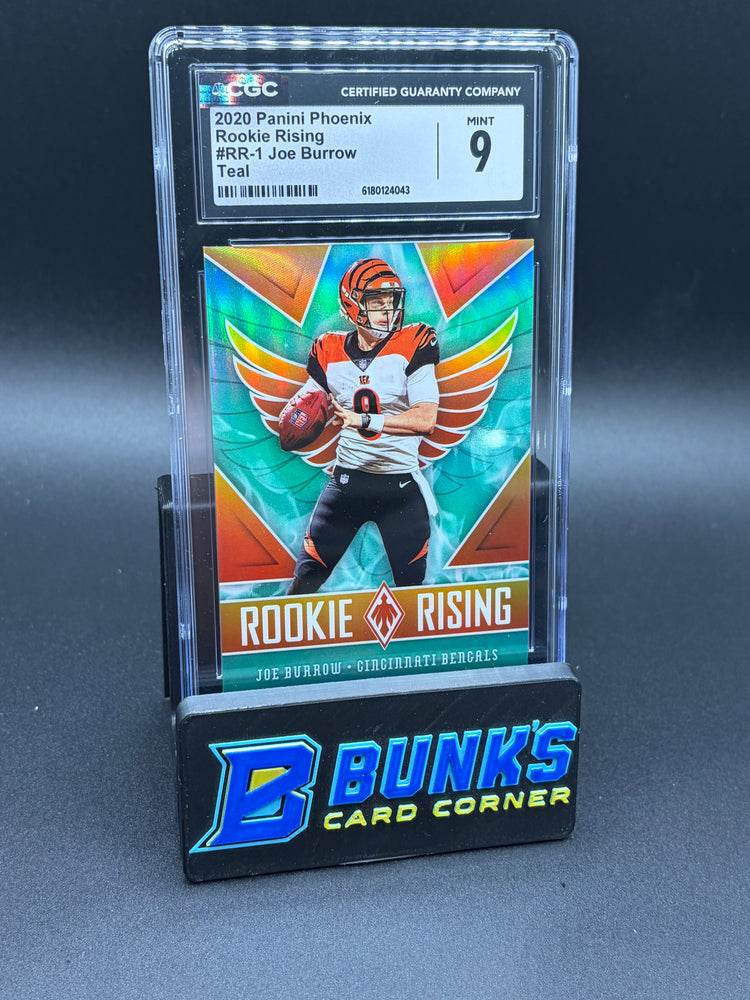 2020 Joe Burrow Teal Rookie Rising Phoenix CGC 9 6/175