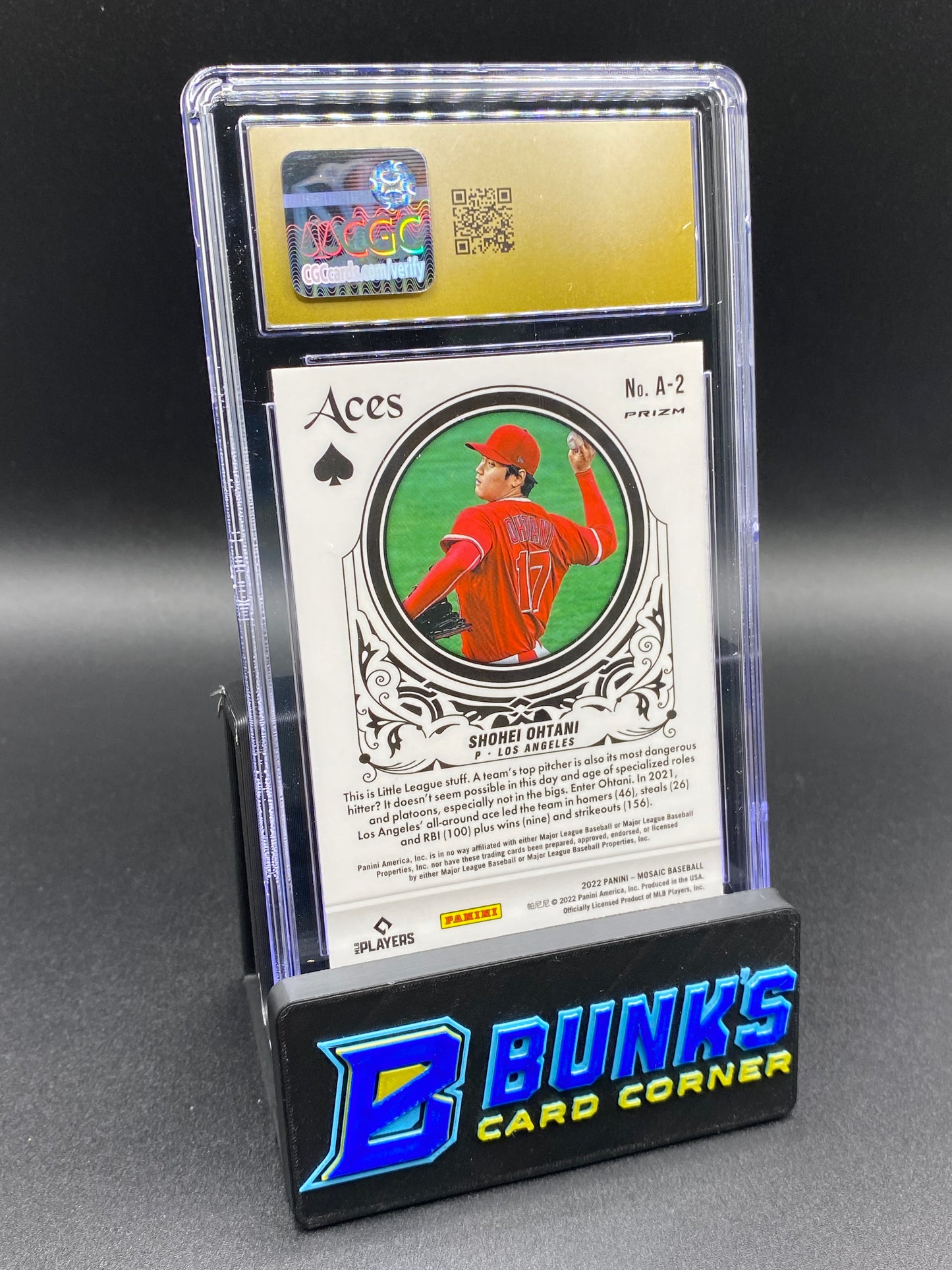 2022 Shohei Ohtani Aces Mosaic CGC PRISTINE 10