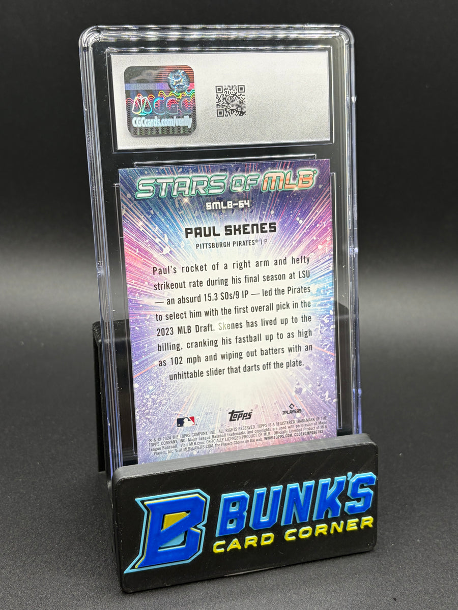 2024 Paul Skenes Stars of MLB Topps Update CGC 10 RC
