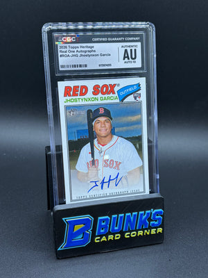 2026 Jhostynxon Garcia Real One Auto CGC AU Auto 10 RC