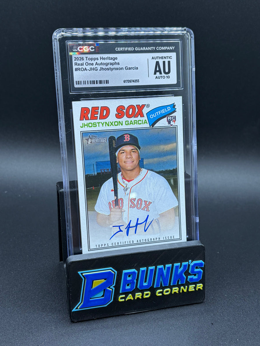 2026 Jhostynxon Garcia Real One Auto CGC AU Auto 10 RC