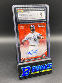 2023 Royce Lewis Red CGC 9 10/10 Auto
