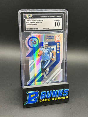 2005 Steven McNair Aspirations Elite CGC 10 55/91