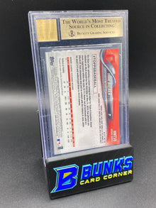2018 Shane Bieber Auto Ref. Beckett 10/9.5
