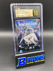 2025 Rockstar Rookies James Wood CGC PRISTINE 10