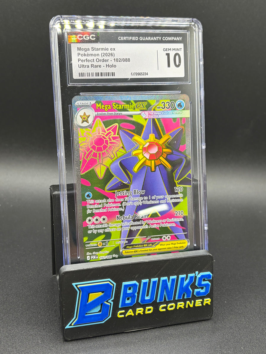 Mega Starmie ex Ultra Rare Perfect Order CGC 10