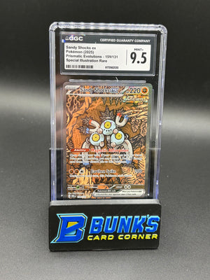 Sandy Shocks ex SIR Prismatic Evolutions CGC 9.5