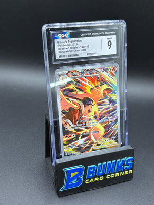 Ethan's Typhlosion Illustration Rare Destined Rivals CGC 9
