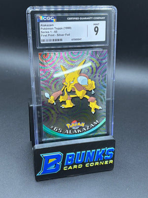 Alakazam First Print Silver Foil CGC 9