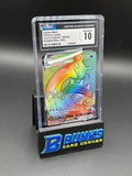 Lapras VMAX Rainbow Rare Sword & Shield CGC 10