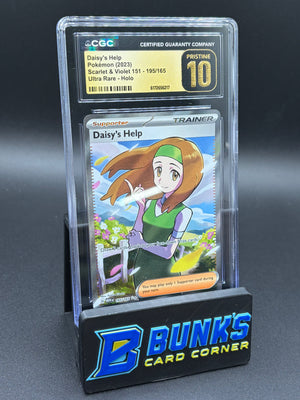 Daisy's Help Ultra Rare Scarlet & Violet CGC Pristine 10
