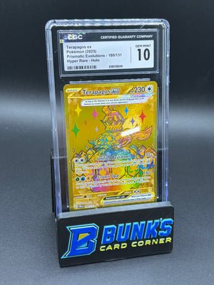 Terapagos ex Hyper Rare Holo Prismatic Evolutions CGC 10