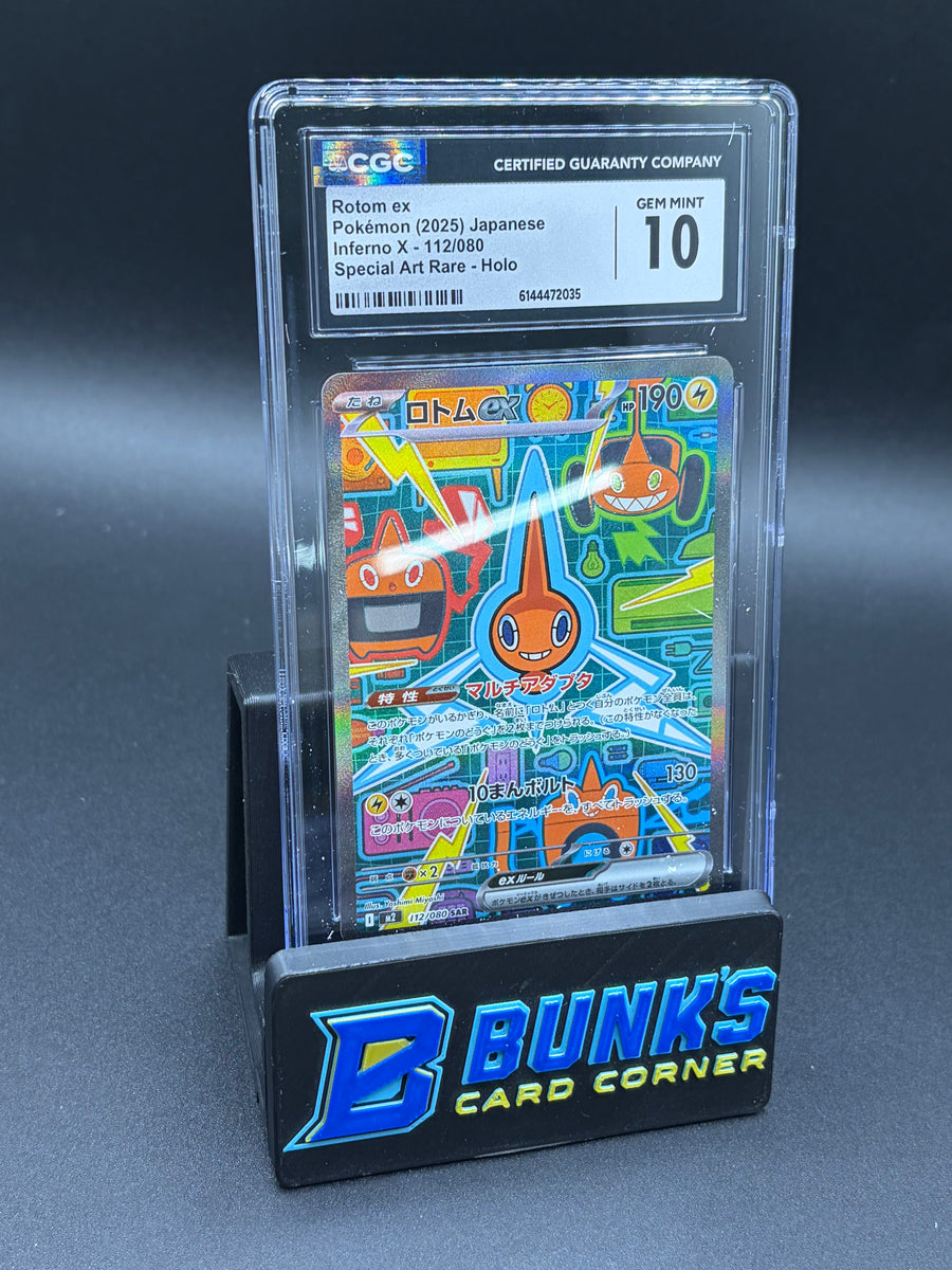 Rotom ex SAR Inferno X CGC 10