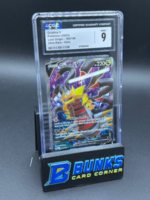 Giratina V Ultra Rare Holo Lost Origin CGC 9