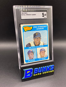 1965 Strikeout Leaders SGC 5