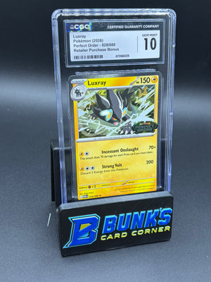Luxray Perfect Order CGC 10