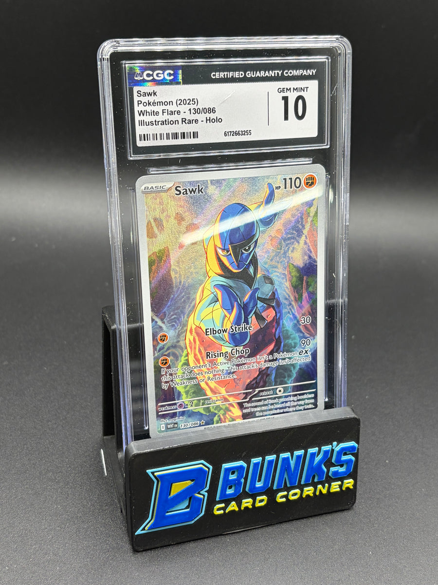 Sawk Illustration Rare White Flare CGC 10
