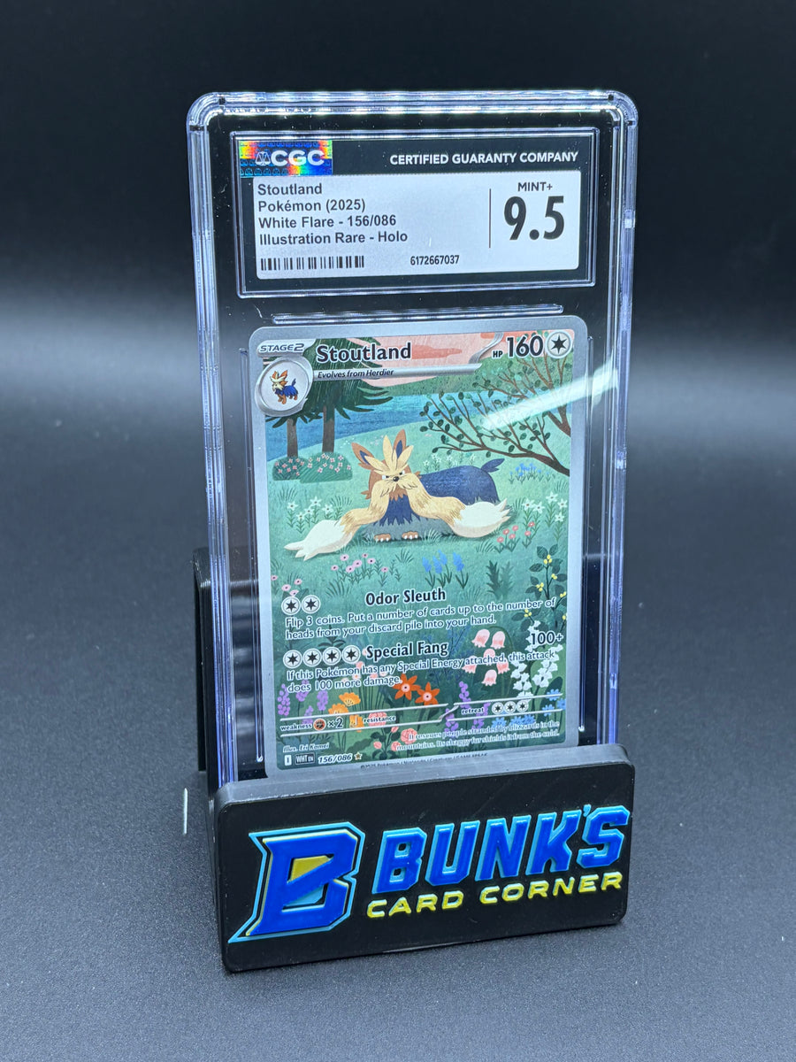 Stoutland Illustration Rare White Flare CGC 9.5