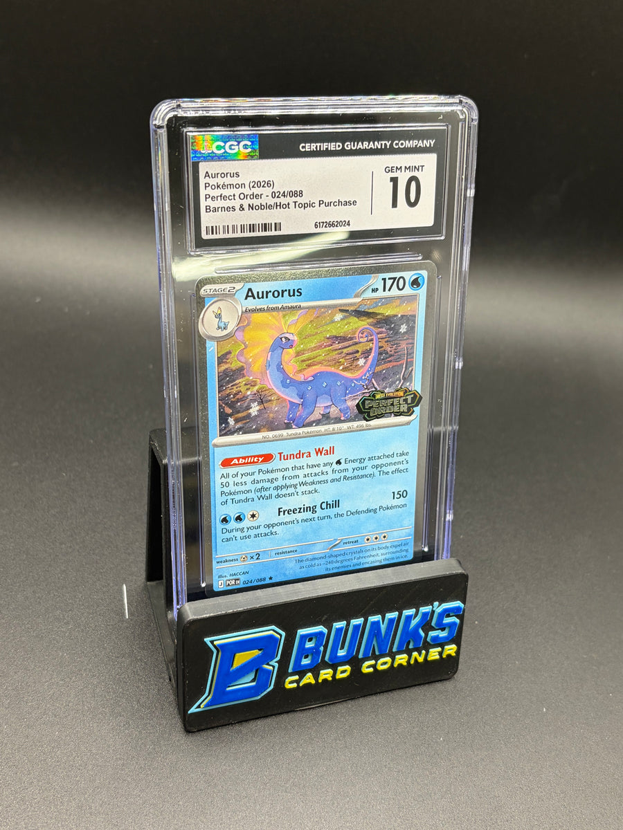 Aurorus Perfect Order CGC 10
