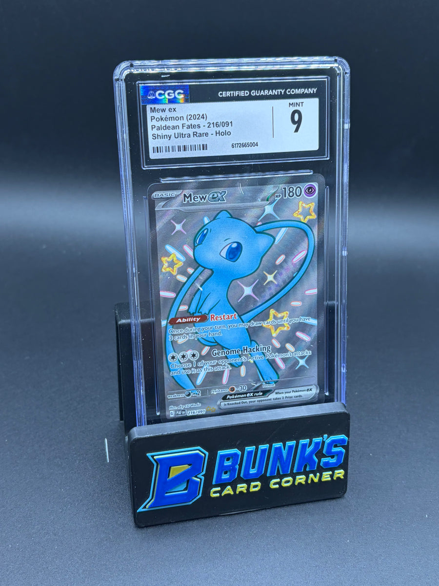 Mew ex Shiny Ultra Rare Paldean Fates CGC 9