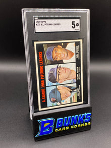 1967 Pitching Leaders SGC 5