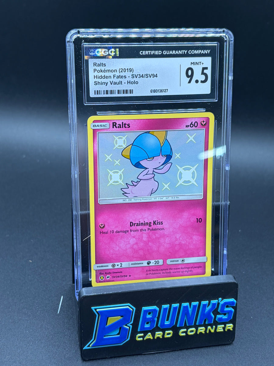 Ralts Shiny Vault Hidden Fates CGC 9.5
