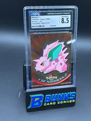 Nidoran First print Series 1 CGC 8.5