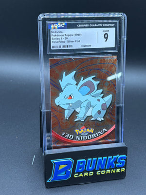 Nidoran First print Series 1 CGC 9