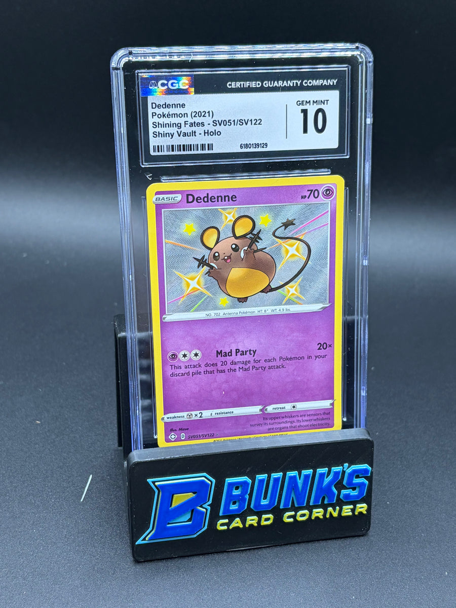 Dedenne Shiny Vault Shining Fates CGC 10