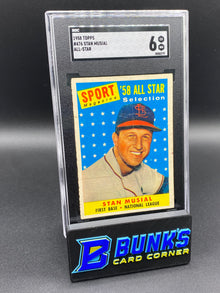 1958 Stan Musial All-Star SGC 6