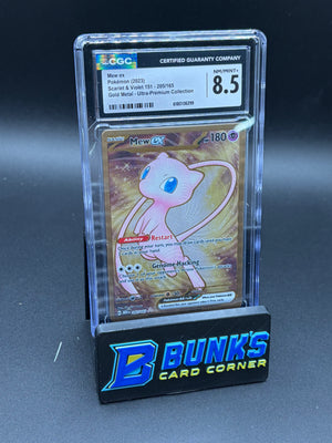 Mew ex Gold Metal Scarlet & Violet CGC 8.5