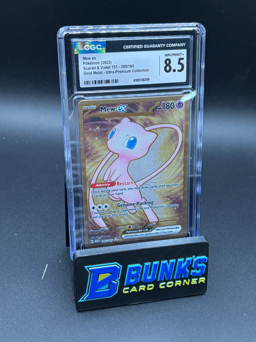 Mew ex Gold Metal Scarlet & Violet CGC 8.5