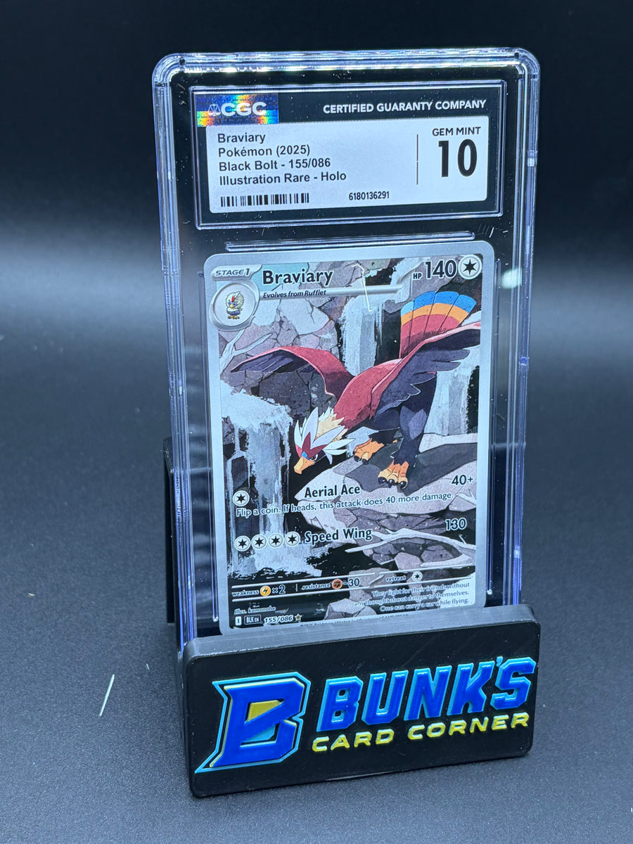 Braviary Illustration Rare Black Bolt CGC 10