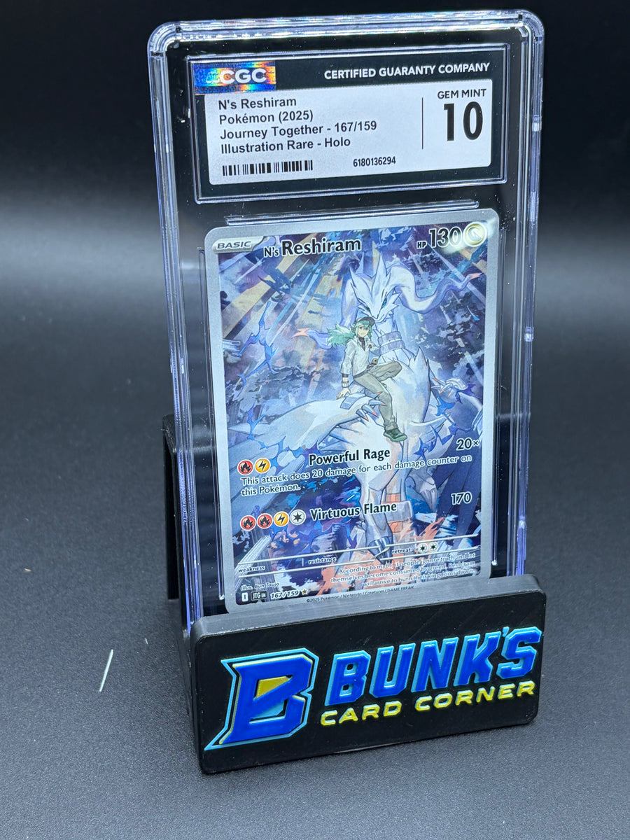 N's Reshiram Illustration Rare Journey Together CGC 10