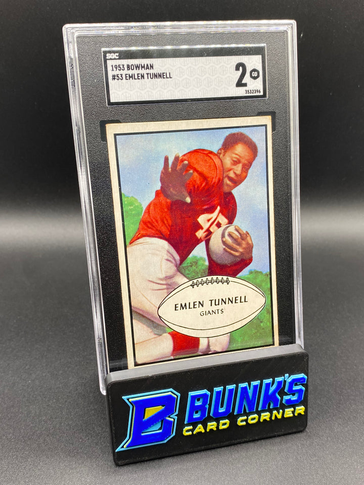1953 Emlen Tunnell SGC 2