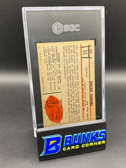 1953 Emlen Tunnell SGC 2