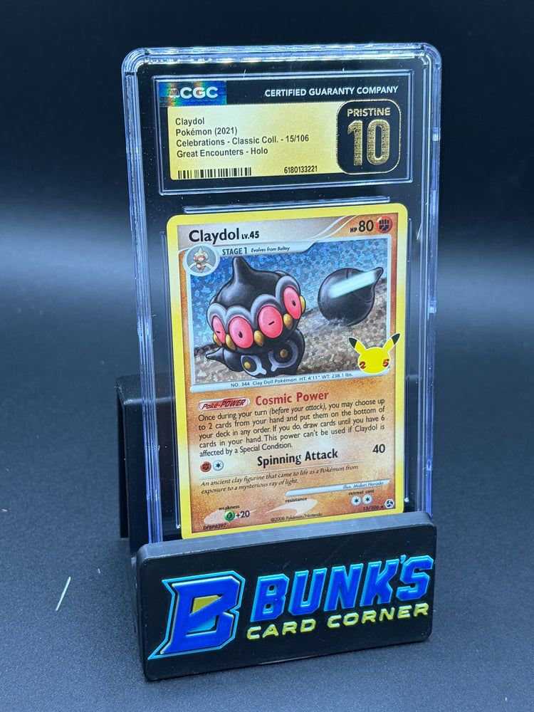 Claydol Holo Celebrations CGC Pristine 10
