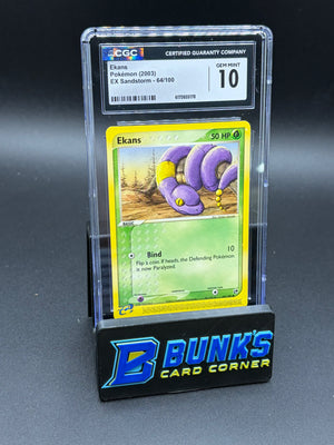 Ekans Sandtorm CGC 10