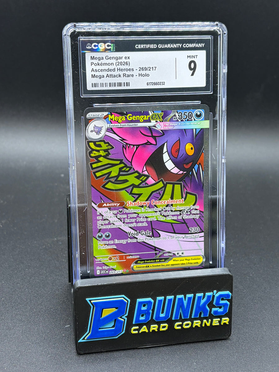 Mega Gengar ex Mega Attack Rare CGC 9