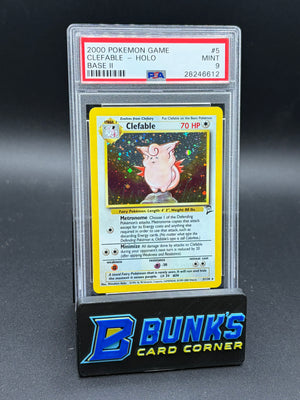 Clefable Holo Base 2 PSA 9
