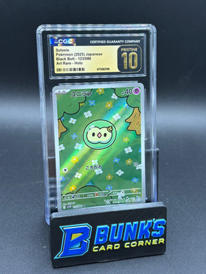Solosis Art Rare Holo Black Bolt CGC Pristine 10